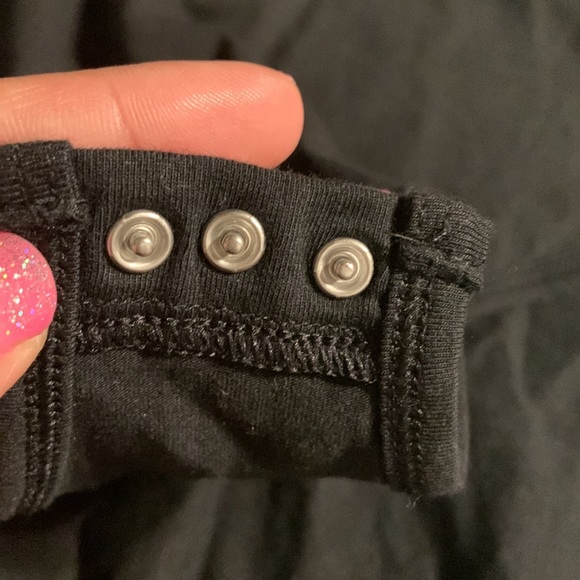 VS PINK Black Body Suit (Medium) NWOT - Picture 8 of 9